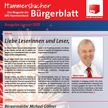 Bürgerblatt – Januar 2015