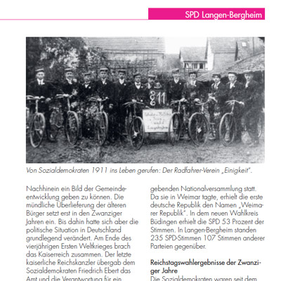 100 Jahre SPD in Hammersbach – Langenbergheim